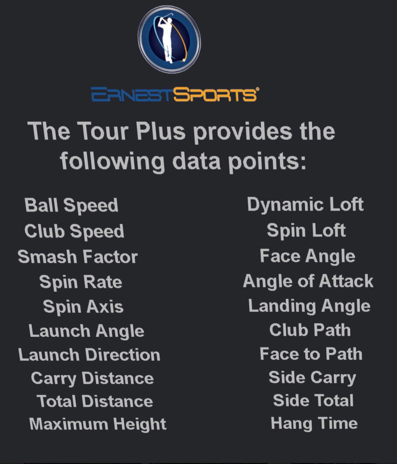 Ernest Sports ES Tour Plus Golf Launch Monitor [864752000035]