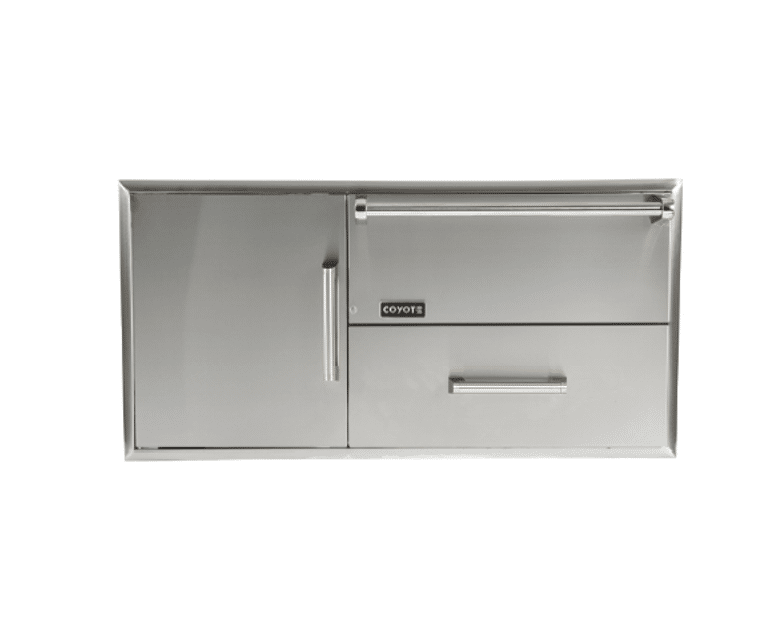 COYOTE Combination Storage: Warming Drawer & Access Doors - [CCD-WD]