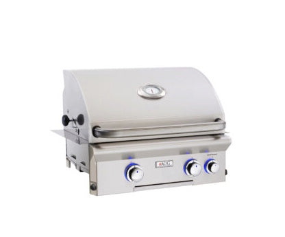 American Outdoor Grill L-Series 24-Inch Built-In Natural Gas Grill With Rotisserie Backburner [24NBL]