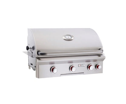 American Outdoor Grill T-Series 30-Inch Built-In Natural Gas Grill With Rotisserie Backburner [30NBT]