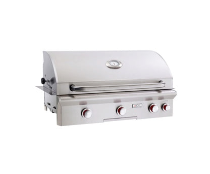 American Outdoor Grill T-Series 36-Inch Built-In Natural Gas Grill With Rotisserie Backburner [36NBT]
