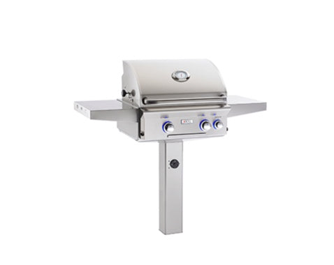 American Outdoor Grill L-Series 24inch Natural Gas Grill On In-Ground Post [24NGL-00SP]