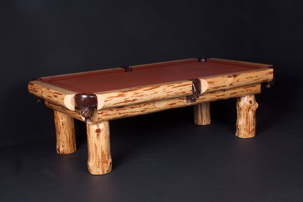 Viking Log Klondike Log Pool Table