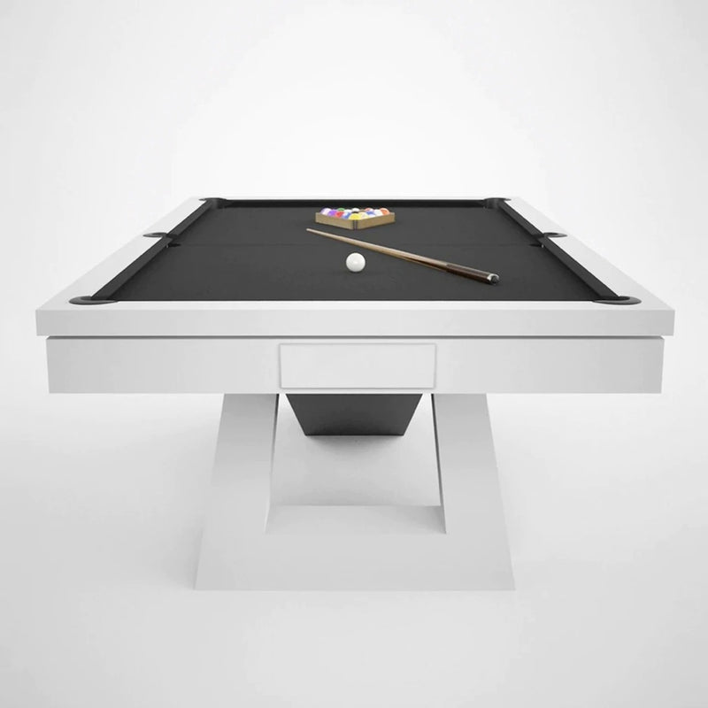 White Billiards Ultimate Modern Slate Pool Table [HE28]