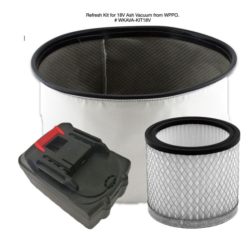 WPPO Refresh Kit for 18V Ash Vacuum [WKAVA-KIT18V]