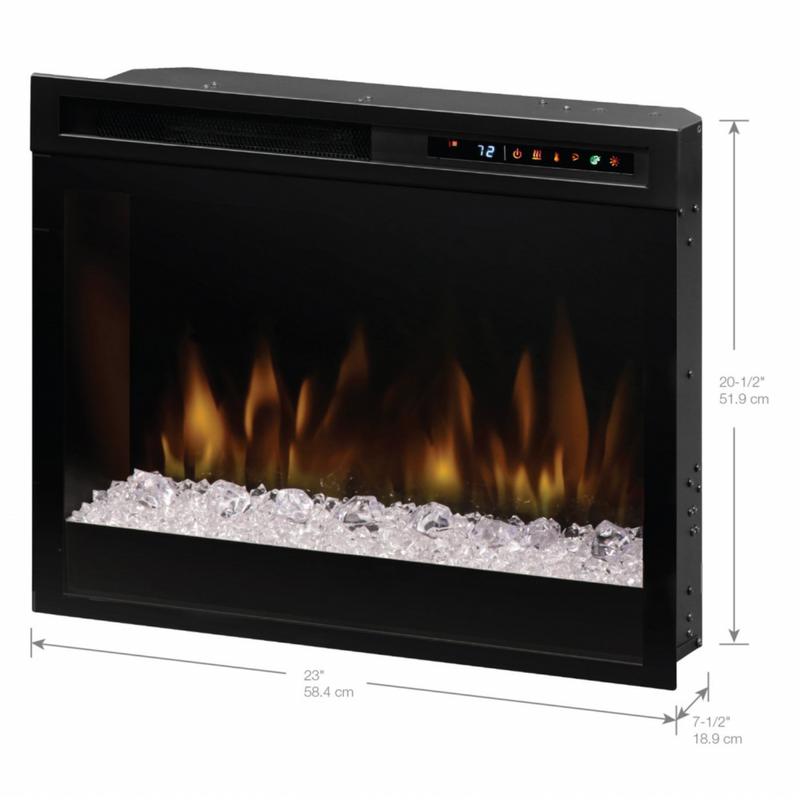 Dimplex Multi-Fire XHD Plug-in Electric Firebox with Acrylic Ember Media Bed